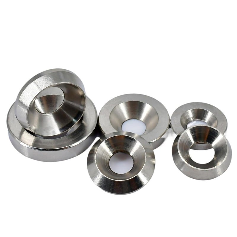 304 Stainless Steel M4x13x3 2 Cone Flat Washer Gasket 10pcs Corrosion Resistant - Image 3